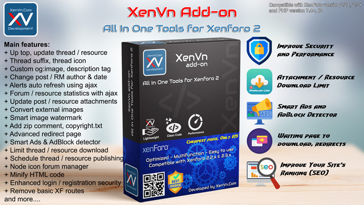 XenVn - Công Cụ All-In-One cho Xenforo 2